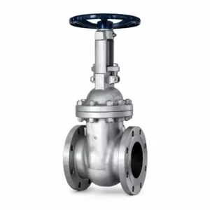 Cast steel globe valve manufactured by Falcon for industrial piping systems