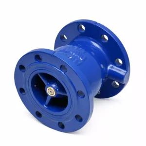Nozzle check valve manufactured by Falcon for high velocity industrial pipelines